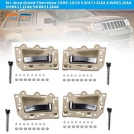 Beige+ Chreom Inner Door Handle Kit(4pcs) for  Grand  2005-2010 1JV471J3AA 1JV461J3AA 5HR411J3AK 5HR