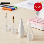 4x Thin Soft Nibs Replacement Tips for Apple Pencil 1/2/3/Pro (US B-C)
