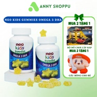NEO KIDS Gummies Omega 3 DHA, DHA for Children, Microalgae DHA Supplement to Help Children Smarter, 