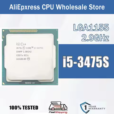 Intel Core I5-3475S 2.9GHz Quad-Core Quad-Thread 6M TDP65W Computer CPU Processor Server I5 3475S Pa