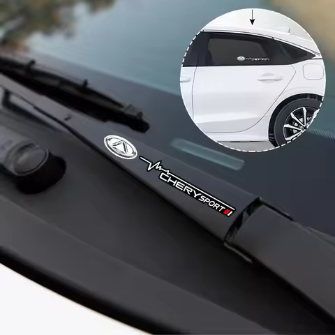 2/4Pcs Car Window Wiper Stickers Emblem Accessories For Chery Omoda Tiggo 7 8 Pro 4 3 Fulwin 2 Arriz