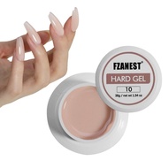 FZANEST HEMA-free TPO-free Builder Nail Gel, Beige Low Heat Natural Builing Hard Gel Strong Quick Sc