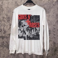 Guns N 'Roses Rock Band Long Sleeve T-shirt American Style Retro Men's and Women's 100% Premium Cott