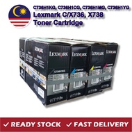 C736H1KG C736H1CG C736H1MG C736H1YG Lexmark C/X736, X738  Toner Cartridge