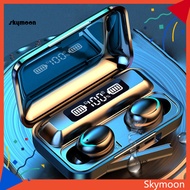 Skym* Earbuds Multifunctional Bluetooth-compatible V50 Creative True Wireless Stereo Earphone for Cellphone