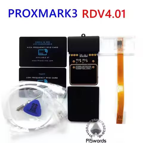 Proxmark 3 RDV4 Kit 4.01 PM3 with Internal HF & LF New Black Antenna Reader Writer for NFC Card Deve