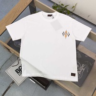 EVISU/God of Fortune 2026 Classic Round Neck Short-Sleeved T-Shirt Men Women Printed T-Shirt Daily O