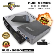 Adams Digital 6X8 Active Seat Woofer High Power Mosfet Amplifier Seat Woofer Honda Toyota Proton Nis
