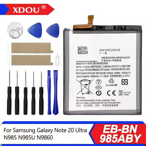 XDOU EB-BN985ABY 4500mAh Replacement Battery For Samsung Galaxy Note 20 Ultra Note20 Ultra 4G Phone 