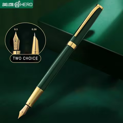 Hero Brand Pen P108 Colorful 0.5mm Iridium Gold Nib Student-Specific Writing Practice High-Value Kid