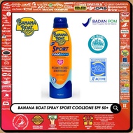 Banana Boat Sport Spray Coolzone Spf 50+ Sunblock Badan Sunscreen