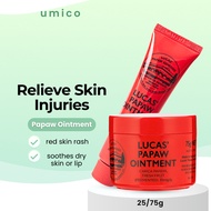 Lucas Papaw Ointment Australia Pawpaw Cream Chapped Lips Minor Burns Sunburn Cuts Insect Bite Care
