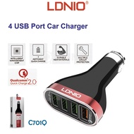 LDNIO Genuine C701Q 4usb car charger (Adaptive Fast Charging)