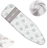 100% Cotton Ironing Board Cover, Replacement Iron Board Cover with Thick Padding for 36"x13" 38"x13"