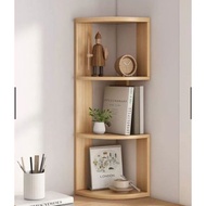 Kệ sách góc tường bằng gỗ MDF trang trí phòng góc học tập