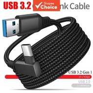 Virtual Reality VR Glasses Cable USB A To Type C 5M for Oculus Quest 2 Quest2 Link Game Accessories 