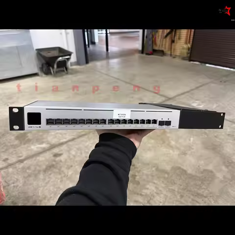 WYORESY For Ubiquiti UniFi USW Pro Max 16 POE Network Gear 19 Inch Rack-Free Mount Support Bracket C