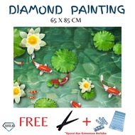 5D DIY Full Drill Diamond Painting Koi A 65x85cm