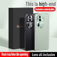 Case For Oppo Reno11 Pro 5G Cover On Reno 11 11pro Reno11pro （China）Plain PU Leather Phone Case