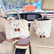 Car Storage Bin Car Trash Can Car Puff Hanging Waterproof Car Trash Storage Bin Multifunctional Car 