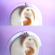 Stainless Steel Vertical Helix Piercing Earrings | Vertical Helix | Piercing EARRINGS | Helix Helix 