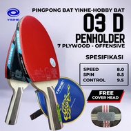 Yinhe Table Tennis Bat 03D Penholder Offensive Premade Blade Pingpong Bet