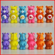 PS3 Cute Care Bears Keychain Action Figure Bag Pandant Keyring Key Chain Bag Accessories Gifts Collo