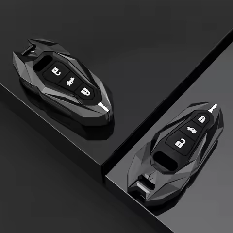 Zinc Alloy Car Key Case Cover Protector For Audi A3 A4 A5 A5 A6 A8 C5 C6 8L 8P B6 B7 B8 RS3 Q3 Q7 TT