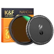 K&F Concept Variable ND2-32 Filter with Cap, Adjustable Neutral Density ND Filter Kit 67mm/72mm/77mm