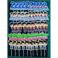 OMAR HANA 50pcs Cupcake Topper Happy Birthday Ready stock Laminated Material