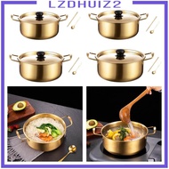 [Lzdhuiz2] Korean Ramen Cooking Pot, Instant Noodle Soup Pot, Soup Pot, Kitchen Cookware, Ramyun Pot, Noodle Pot for Backyard Camping