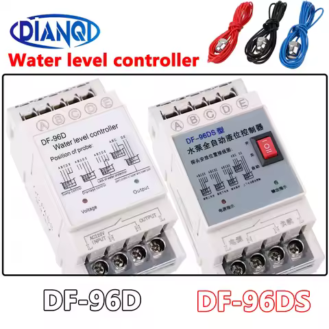 DF-96D DF-96DS Water Level Controller Switch 20A 220V Water Tank Liquid Level Detection Sensor Water