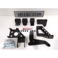 Hasport Black Civic EG Kswap K20A Swap Kseries Billet Engine Mounting kit