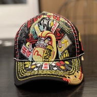 Evisu High-Quality Dusty Street Style Embroidered Cap For Men And Women