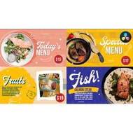 [ DaVinci ] Restaurant Food Menu | DaVinci Resolve