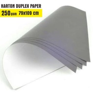 Kertas Karton Duplex Besar Plano ukuran 79x109 cm