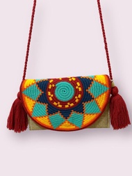 哥倫比亞 Wayuu 手織翻蓋包
