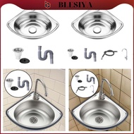 blesiya Corner Bathroom Sink Hand Wash Bar Sink Wall Mounted Kitchen Vegetable Washing Sink Multipur