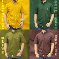 Baju Kemeja Lelaki Lengen Pendek % Oxford Cotton Oxford Shirt Men Shirt