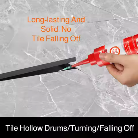 Grouting Adhesive For Floor Tiles Drumming Adhesive Strong Strong Fast Drying Spiral Tile Adhesive