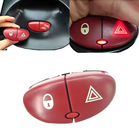 Hazard Warning Flasher Switch Dangerous Light Switch Button for Peugeot 206 207 Citroen C2 6554L0 96