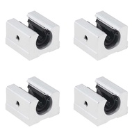 4PCS SBR16UU SBR Linear Ball Bearing Slide Block for SBR16 Linear Rail Guide .Carify