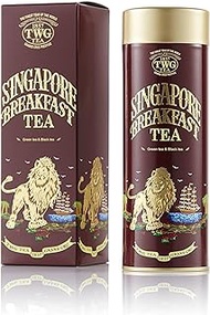 TWG Tea Singapore Breakfast Tea, Loose Leaf Green Black Tea Blend In Haute Couture Gift Tea Tin, 100G