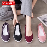 VMAL รองเท้าเจลลี่ผู้หญิงรองเท้าส้นเตี้ยสไตล์เกาหลีสำหรับผู้หญิงรองเท้าแตะชายหาด Sepatu Kebun กลวงรอ