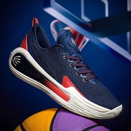 รองเท้าบาสเก็ตบอลผู้ชาย Curry 12 รองเท้ากีฬาแบบสวมหัวสูง ทรงพื้นต่ำ ทนทานต่อการสึกหรอ สำหรับนักเรียน