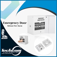 Emergency Door Release Fire Alarm Security Glass Break Alarm Button White