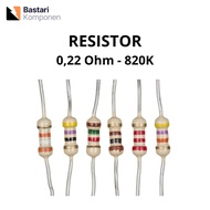 RESISTOR 0.22 Ohm - 820K