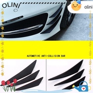 OLINI Splitter Sticker Rubber Front Bumper Fin Canard