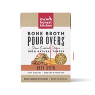 The Honest Kitchen Dog TOPPER &amp; MEAL BOOSTERS Bone Broth Pour Overs Beef Stew - 5.5 oz