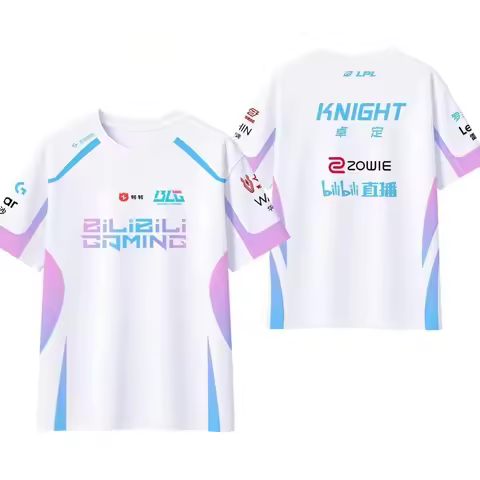 League of Legends BLG Uniform Jersey E-sports Shirts 2026 LPL Fans ESports Game Support Unisex T-shi